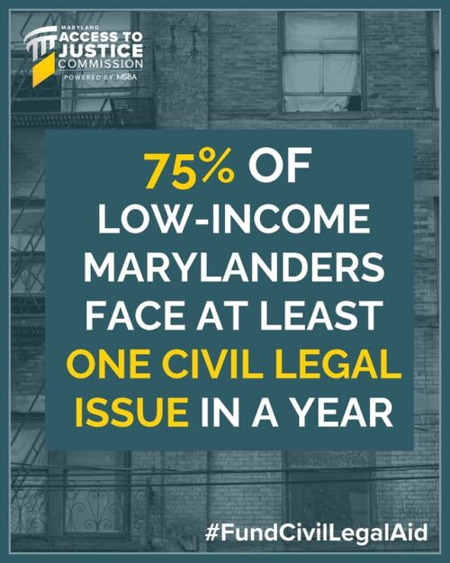 75% is too high.That’s the percentage of low-income Marylanders who face at least one civil legal issue in a year. These are issues that affect housing, safety, and health. The need is overwhelming, underscoring the urgent necessity of legal aid services. Justice shouldn’t depend on what’s in your wallet.🔗: View the full Empowered Video Project at the link in our bio and share this post to help us spread the word.#FundCivilLegalAid